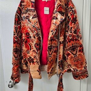 Floral Velvet Jacket